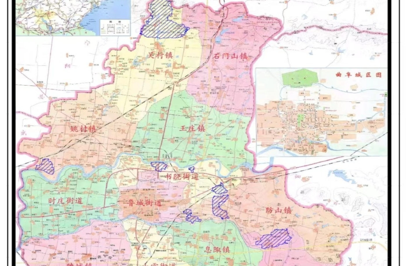 2023年曲阜市书院街道、吴村镇等2.5